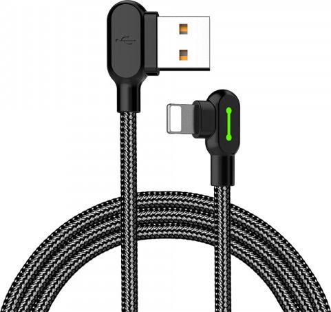 Kabel USB Mcdodo USB-A - Lightning 0.5 m Czarny (74605) 74605 (6921002646741) USB kabelis