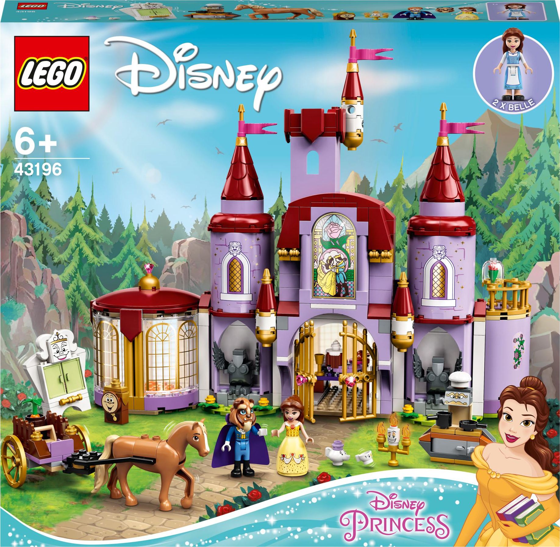 LEGO Disney Zamek Belli i Bestii (43196) 425224 (5702016916447) LEGO konstruktors