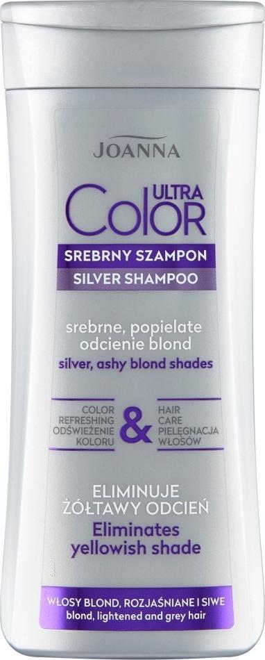 Joanna Ultra Color srebrny szampon do wlosow srebrne popielate odcienie blond 200ml 5901018020620 (5901018020620) Matu šampūns