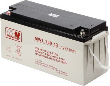 MW Power Akumulator 12V/150AH-MWL 12V/150AH-MWL (5901885207704) UPS aksesuāri