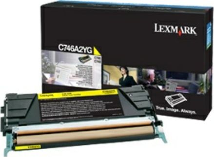 Lexmark C746, C748 Yellow Corporate Toner Cartridge (7K) toneris