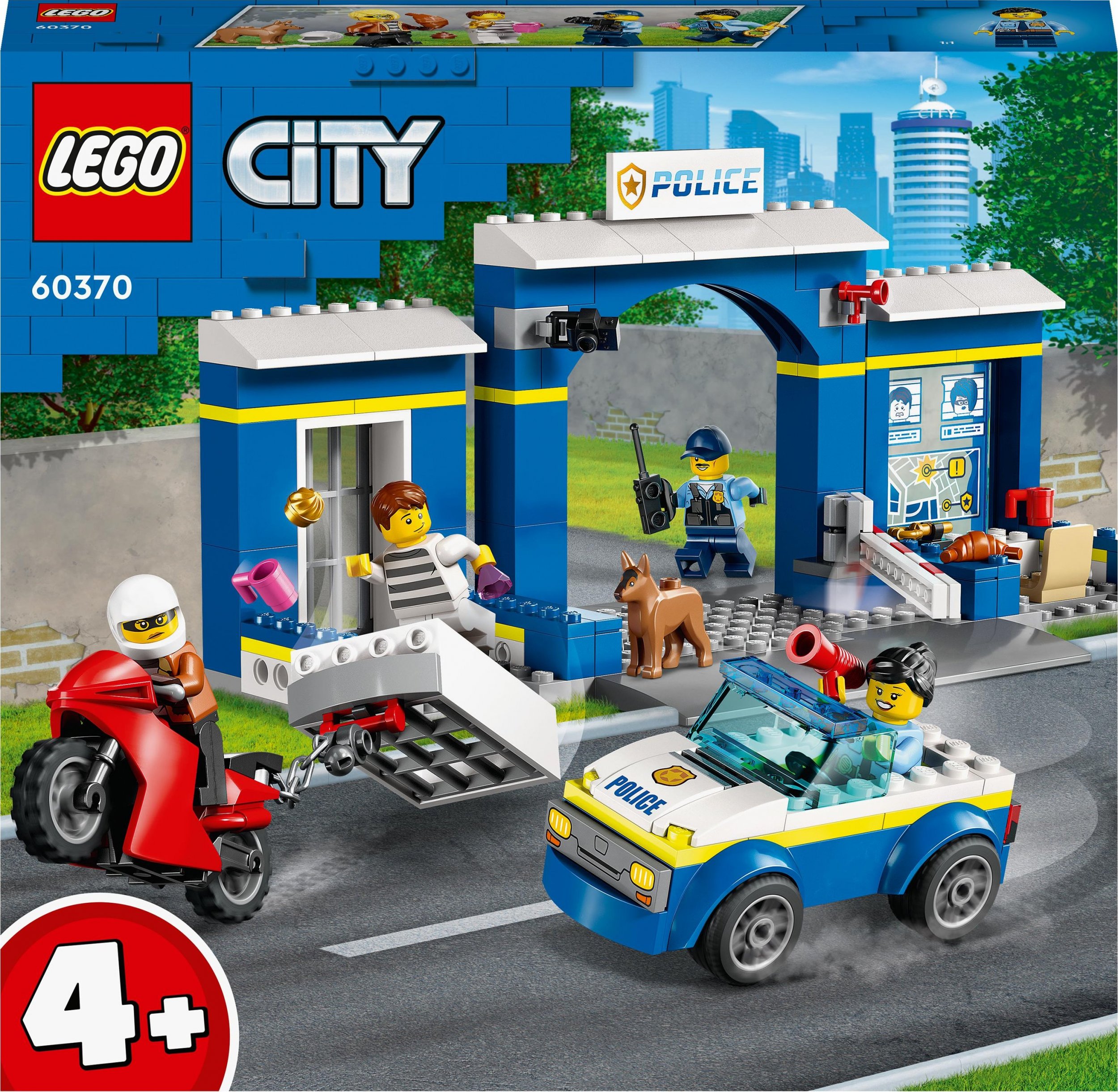 LEGO City Posterunek policji - poscig (60370) LEGO konstruktors