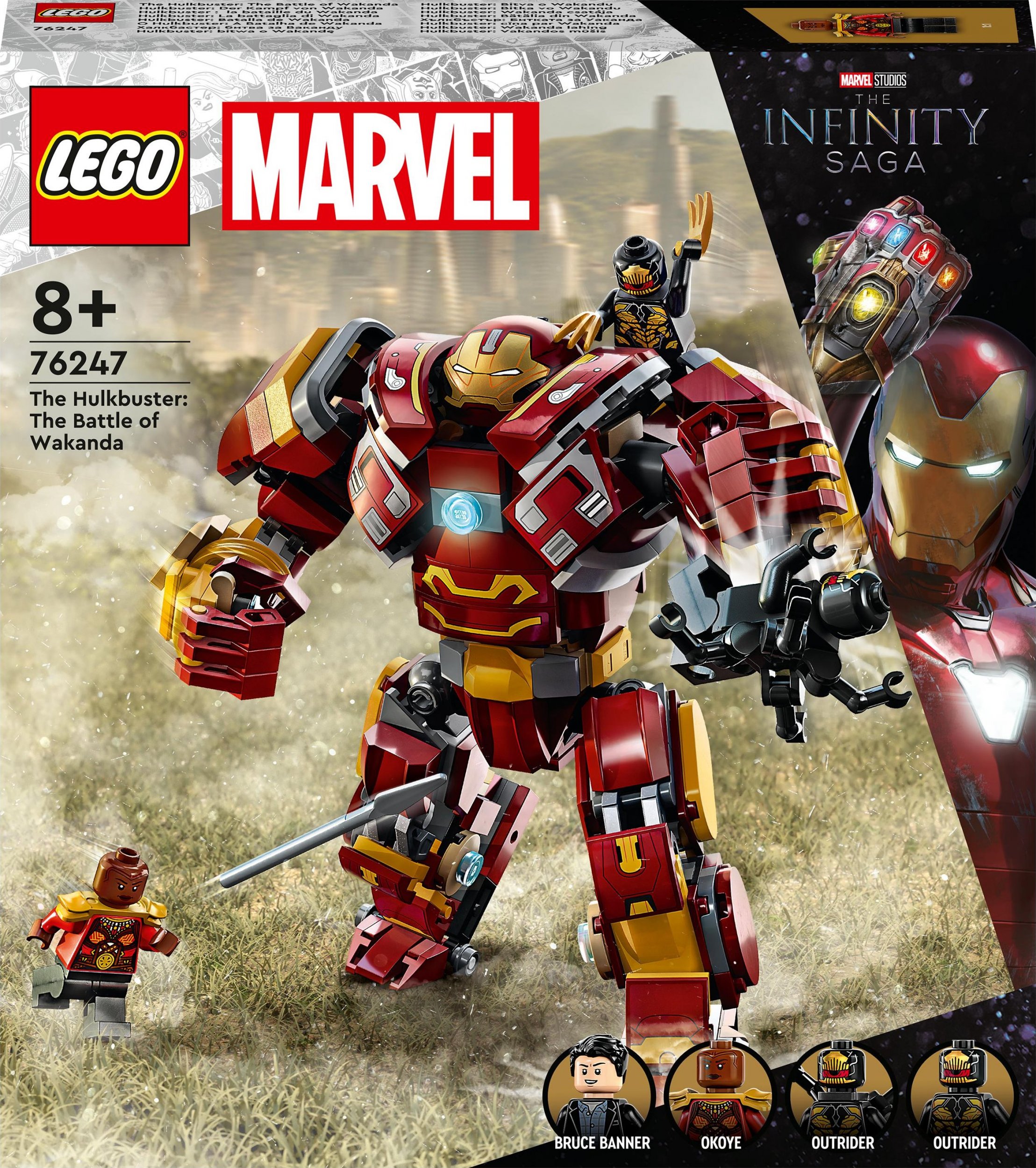LEGO 76247 Marvel Hulkbuster Battle of Wakanda Construction Toy LEGO konstruktors