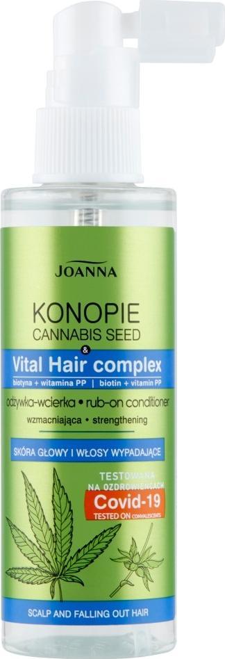 Joanna JOANNA_Konopie Cannabis Seed wzmacnaiajaca odzywka-wcierka do wlosow wypadajacych 100ml 5901018020385 (5901018020385)