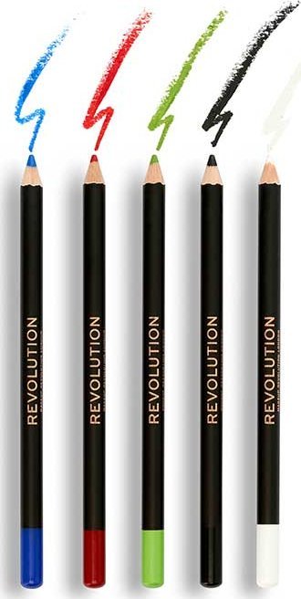 Makeup Revolution MAKEUP REVOLUTION Creator Revolution Artist Eyeliner Blue, Red, Green, Black, White 5057566512503 (5057566512503) acu zīmulis