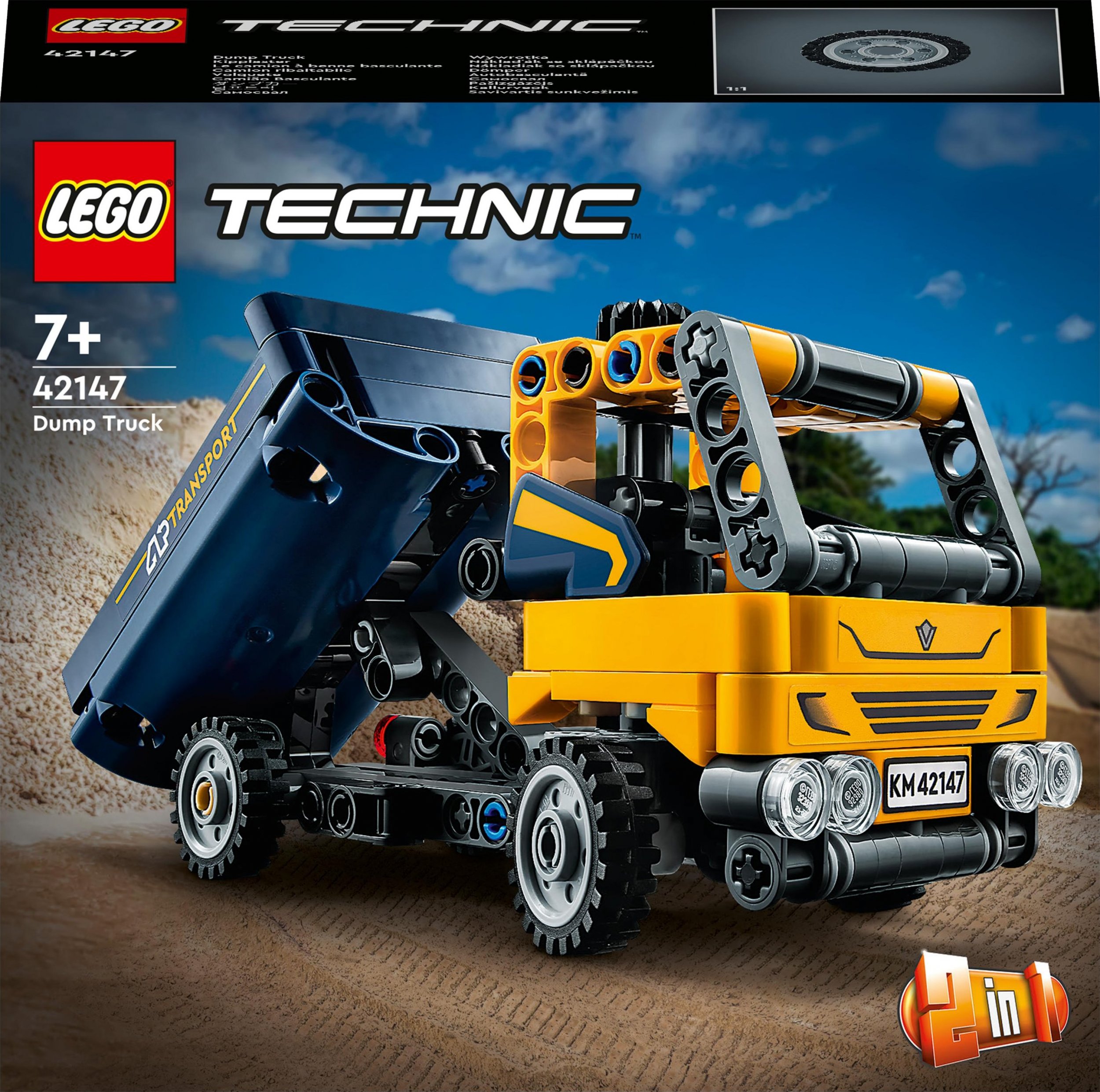 LEGO Technic 42147 Dump Truck LEGO konstruktors