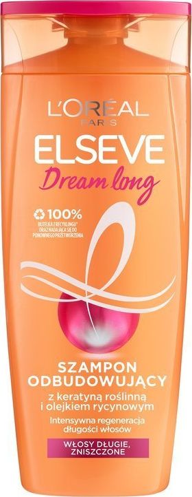 L'Oreal Paris Loreal Elseve Dream Long Szampon odbudowujacy do wlosow dlugich i zniszczonych 250ml 3600523996797 (3600523996797) Matu šampūns