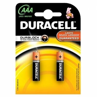Duracell AAA MN2400 Alkaline LR03 1.5V Baterijas (2gab.) Baterija