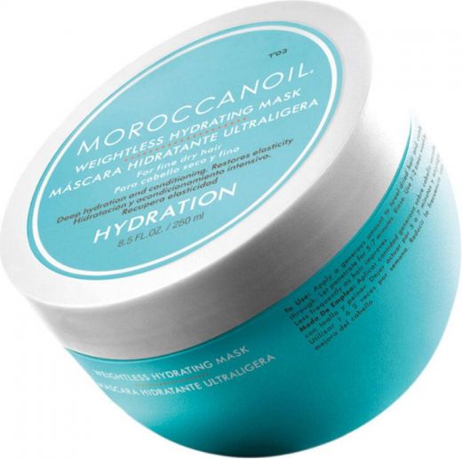 Moroccanoil Hydrating Weightless Mask Organiczna maska do wlosow cienkich i suchych o dzialaniu odzywczo - nawilzajacym 250 ml 0000008237 (7