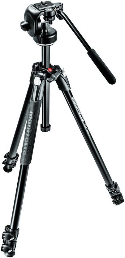 Manfrotto 290 XTRA Kit MK290XTA3-2W Alu-Stativ with 3 Segmenten statīvs