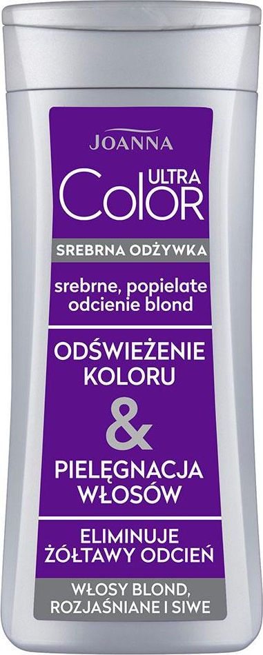 Joanna Joanna Ultra Color srebrna odzywka do wlosow srebrne popielate odcienie blond 200g 5901018020613 (5901018020613)