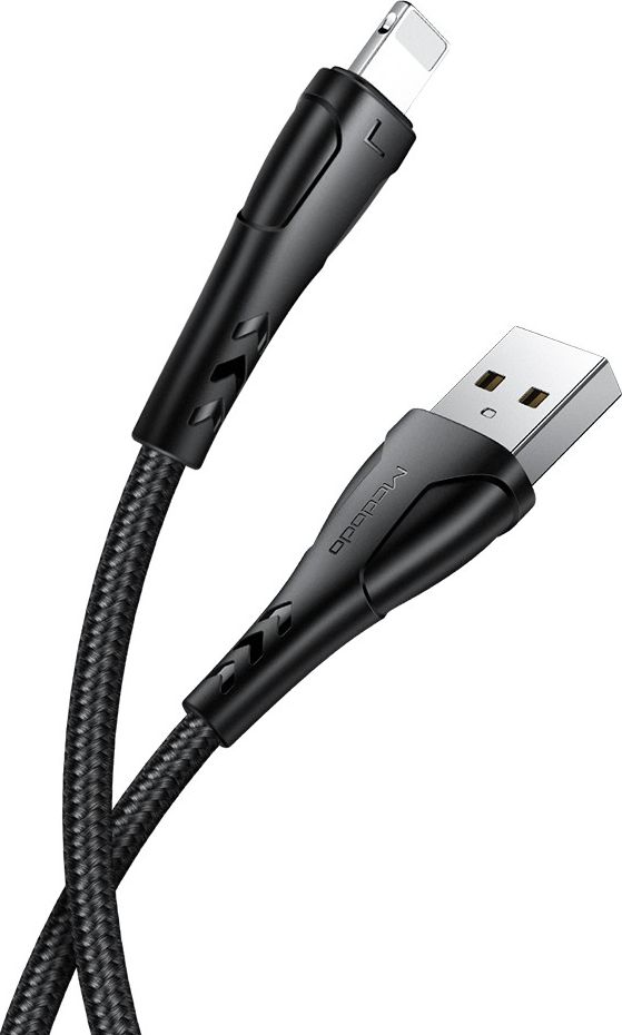Kabel USB Mcdodo USB-A - Lightning 1.2 m Czarny (MDD53) MDD53 (6921002674416) USB kabelis