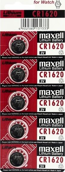 Maxell Bateria CR1620 5 szt. LEC-BAT0281 (4902580131333) Baterija