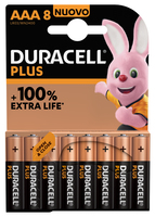 Duracell Batterie Plus NEW -AAA (MN2400/LR03) Micro     8St. UPS aksesuāri