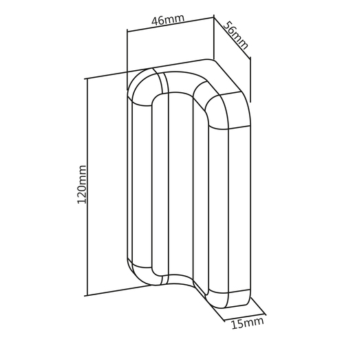 Soporte de montaje inline slatwall para soporte de pared panel, blanco, 2 uds. par TV stiprinājums