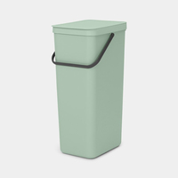 Brabantia Sort & Go Waste Bin Jade Green 40 L atkritumu tvertne