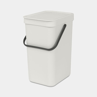 Brabantia Sort & Go Waste Bin Light Grey 12 L atkritumu tvertne