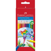 FABER-CASTELL Buntstift dreikant 12er Kartonetui