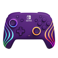 PDP Afterglow Wave Purple Gamepad Analogue / Digital Nintendo Switch, Nintendo Switch OLED 0708056071998 spēļu konsoles gampad