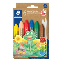 STAEDTLER Wachsmalkreide Noris junior 6 Stk. retail