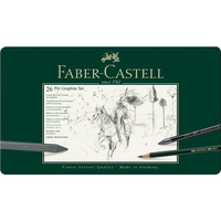 FABER-CASTELL Set Pitt Graphite gros Metalletui