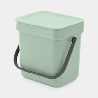 Brabantia Sort & Go Waste Bin Jade Green 3 L atkritumu tvertne