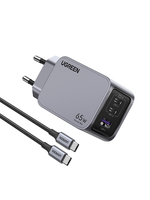 UGREEN Nexode Pro 65W GaN Charger with USB-C Cable iekārtas lādētājs