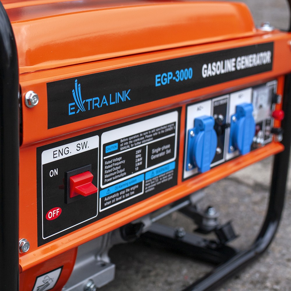 Extralink EGP-3000 | Power Generator | petrol, 3kW 1F