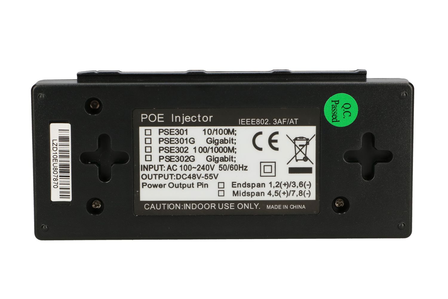 PoE power supply POE-48-48W PoE 48V,1A, 48W