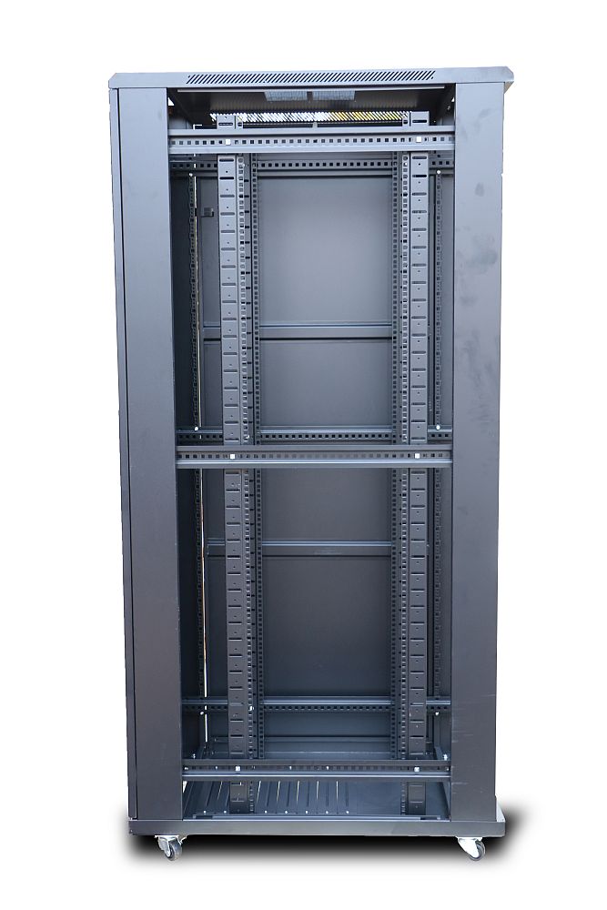 EXTRALINK 42U 800mm floor cabinet black Serveru aksesuāri