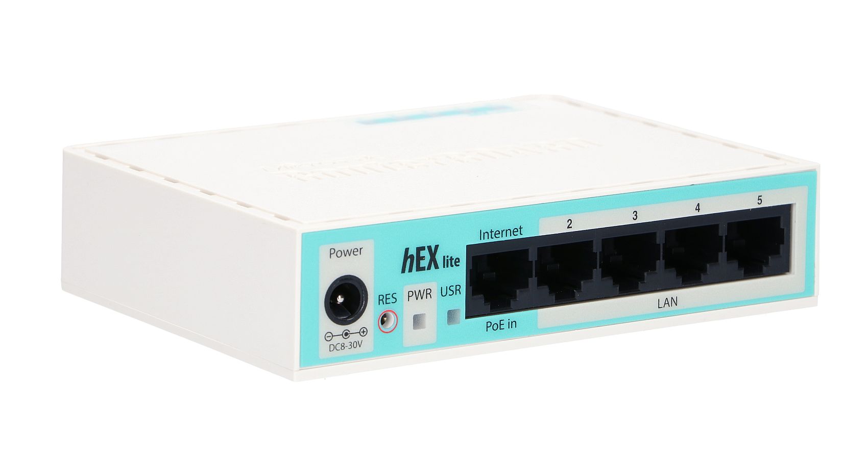MikroTik RB750R2 hEX lite 10/100 Mbit/s, Ethernet LAN (RJ-45) ports 5 Rūteris