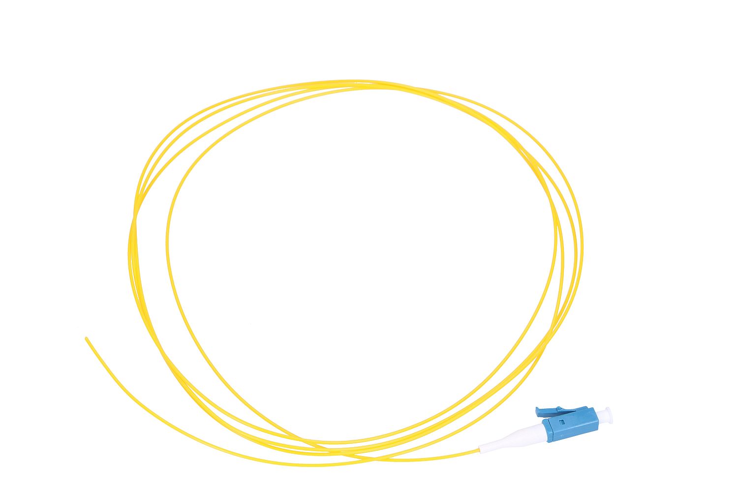 Pigtail Single Mode LC/UPC 0,9 mm 2M G657A1 PVC tīkla kabelis