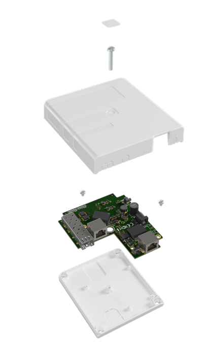 MikroTik GPEN PoE injector with SFP