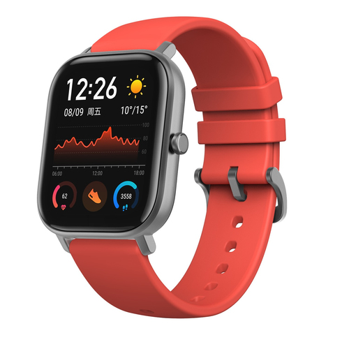 Xiaomi Amazfit GTS Vermillion Orange (nedaudz boj. iepak.) Viedais pulkstenis, smartwatch