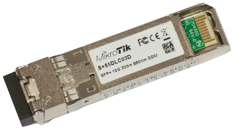 MikroTik 10G SFP+ transceiver with a LC connector S+85DLC03D tīkla iekārta