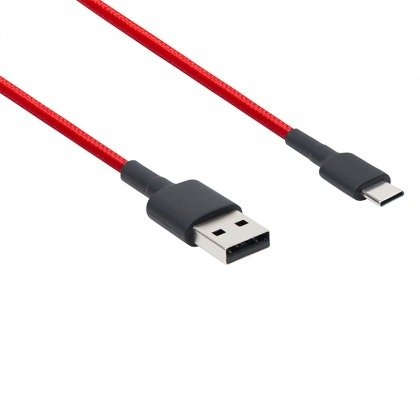 Xiaomi Mi Type-C Braided Cable SJV4110GL 1 m, USB Type A (2.0) male, USB Type C male USB kabelis