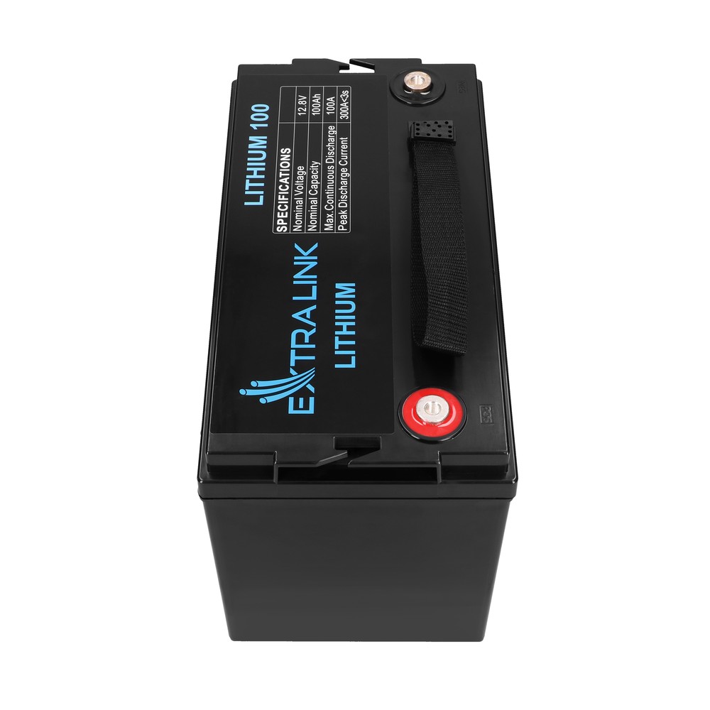Akumulator LiFePO4 100AH 12.8V BMS EX.30455 UPS aksesuāri