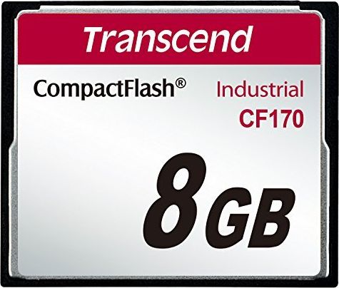 Transcend 8GB CF CARD (CF170) CF170, 8 GB, CompactFlash atmiņas karte