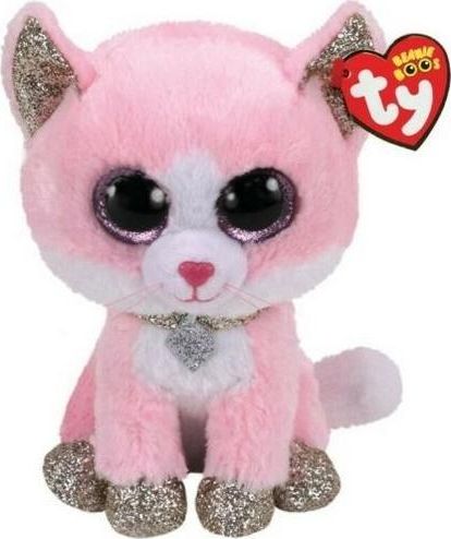 TY Beanie Boos Fiona - rozowy kot 24 cm 459518 (0008421364893)