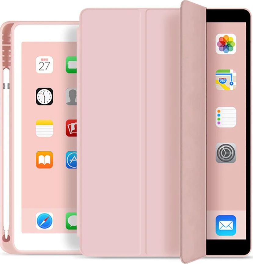 Etui na tablet Tech-Protect Etui Tech-protect Sc Pen Apple iPad Air 10.9 2020 (4. generacji) Pink THP709PNK (9589046918650) planšetdatora soma