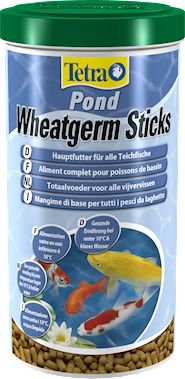 Tetra Pond Wheatgerm Sticks 1 l 1132483 (4004218750029) zivju barība