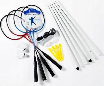 Tactic Sunsport Badminton Zestaw dla 4 osob 496115 (7392601140302) badmintona rakete