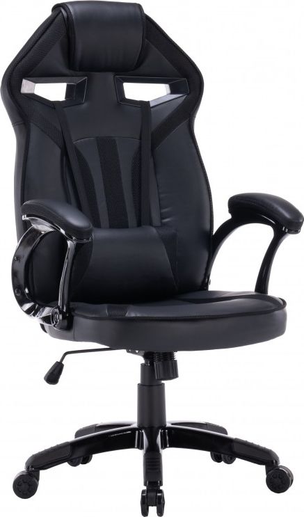 Fotel Topeshop Drift czarny FOTEL DRIFT CZERN (5902838469972) datorkrēsls, spēļukrēsls