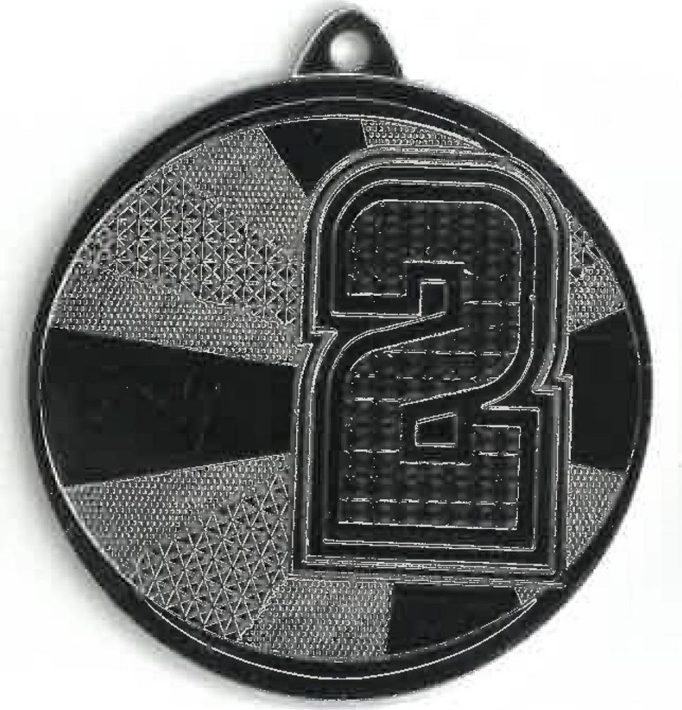 Tryumf Medal Stalowy Srebrny Drugie Miejsce MMC29050/S MMC29050/S (2010000276693) Sporta aksesuāri