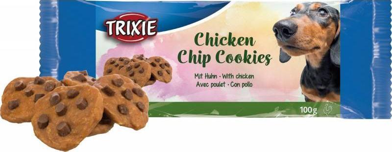 Trixie Chicken Chip Cookies, przysmak dla psa, z kurczakiem, 100 g TX-31651 (4011905316512)