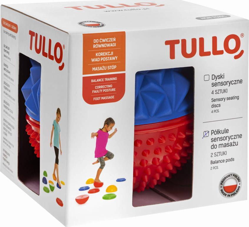 Tullo Zestaw polkul sensorycznych 2 szt. diament/kolce 5905094774835 (5905094774835)