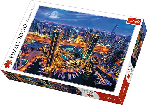 Trefl Puzzle 2000el Swiatla Dubaju (27094) 27094 TREFL (5900511270945) puzle, puzzle