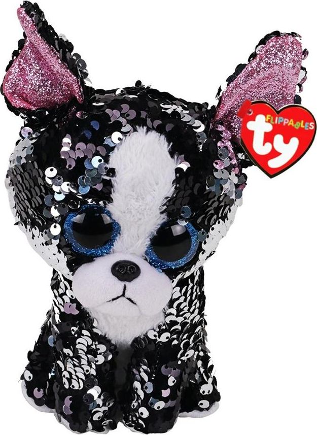 TY TY BOOS Flippables PORTIA 24cm cekinowy terier 36793 36793 (008421367931)