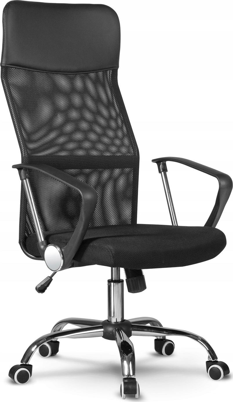 Topeshop KRZESLO NEMO CZARNE office/computer chair Padded seat Mesh backrest datorkrēsls, spēļukrēsls