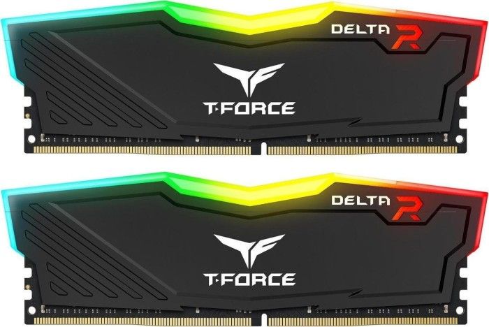 T-Force DELTA RGB - DDR4 - kit - 32 GB: 2 x 16 GB - DIMM 288-pin - unbuffered operatīvā atmiņa